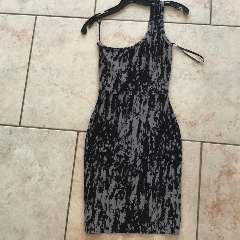 BCBG one shoulder dress